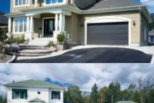 Houses with Attached and detached garage