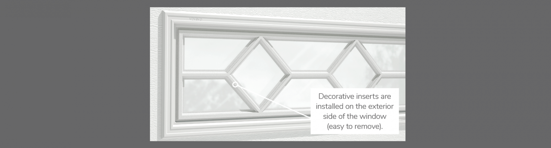 Waterton Decorative Insert, 40" x 13", available for door R-16